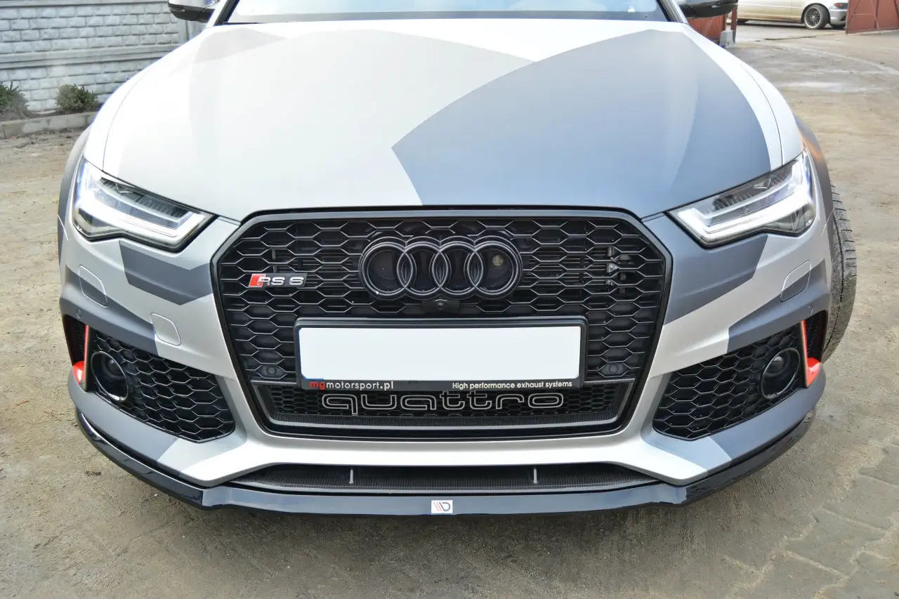 Audi RS6 C7 (2013-UP) Front Splitter V.2 - Maxton Design 3 Audi RS6 C7 (2013-UP) Front Splitter V.2 - Maxton Design - Image 3