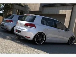 VW Golf VI With 2 Exhaust HOLE Rear Valance - Maxton Design