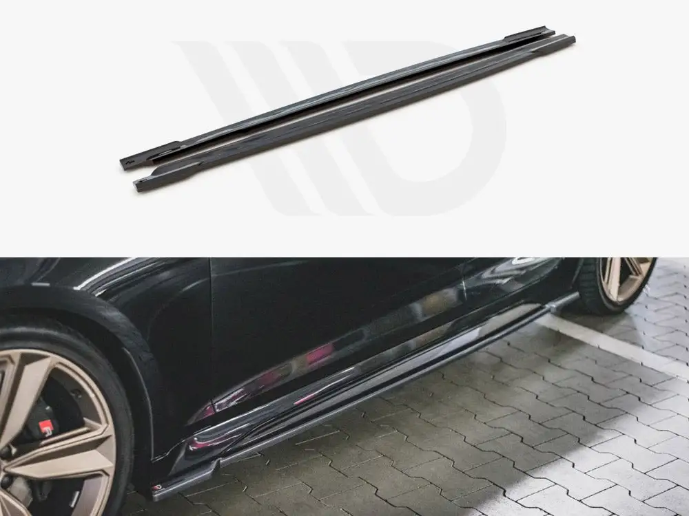 Audi RS5 Sportback F5 Facelift Side Skirts Diffusers - Maxton Design 1 Audi RS5 Sportback F5 Facelift Side Skirts Diffusers - Maxton Design