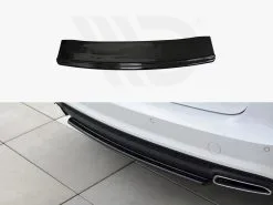 Audi A6 C7 Avant Sline Facelift (2014- 2018) Central Rear Splitter - Maxton Design