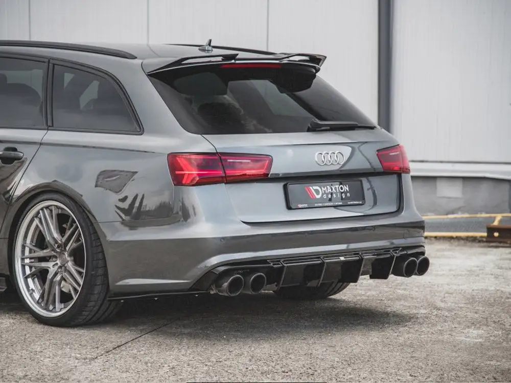 Audi S6/ A6 S-line C7 Facelift Rear Valance - Maxton Design 2 Audi S6/ A6 S-line C7 Facelift Rear Valance - Maxton Design - Image 2