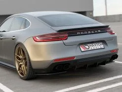 Porsche Panamera GTS 971 (2019-) Rear Valance - Maxton Design -Headlights, Tail Lights & Body Electrical Parts 20210927184528 615211485c098