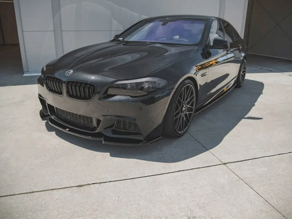 BMW 5 F10/F11 M-pack (2011-2017) Front Splitter V3 - Maxton Design 2 BMW 5 F10/F11 M-pack (2011-2017) Front Splitter V3 - Maxton Design - Image 2