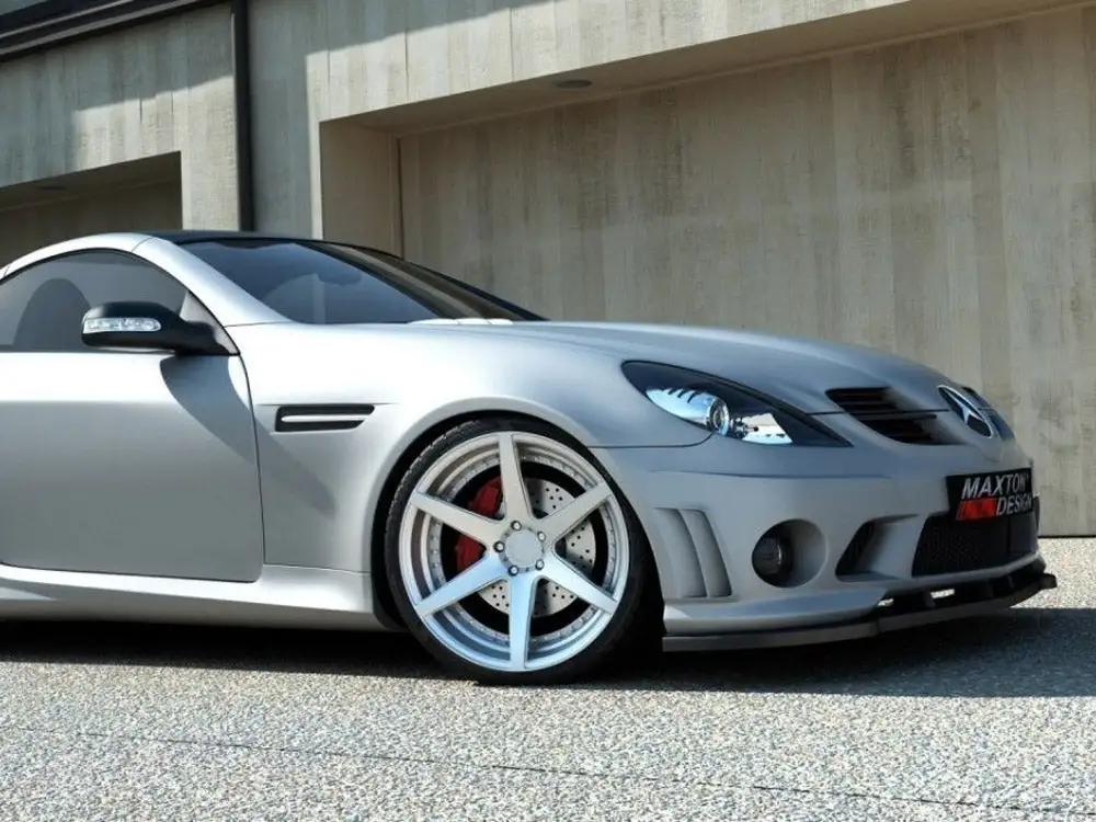 Mercedes SLK R171 (For ME-SLK-R171-AMG204-F1) Front Splitter - Maxton Design 2 Mercedes SLK R171 (For ME-SLK-R171-AMG204-F1) Front Splitter - Maxton Design - Image 2
