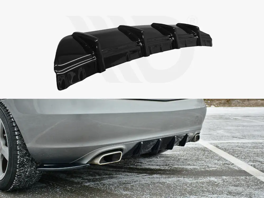 Mercedes-benz SLK R172 Standard (2011-2015) Rear Diffuser - Maxton Design 1 Mercedes-benz SLK R172 Standard (2011-2015) Rear Diffuser - Maxton Design