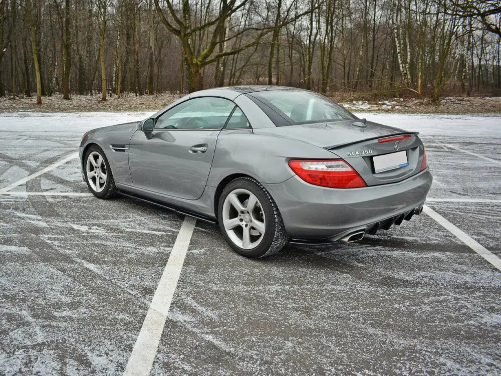 Mercedes-benz SLK R172 Standard (2011-2015) Rear Diffuser - Maxton Design 2 Mercedes-benz SLK R172 Standard (2011-2015) Rear Diffuser - Maxton Design - Image 2