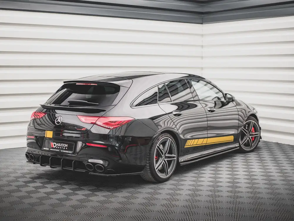 Mercedes-amg CLA 35 AERO / 45 AERO C118 (2019-) Rear Side Splitters - Maxton Design 2 Mercedes-amg CLA 35 AERO / 45 AERO C118 (2019-) Rear Side Splitters - Maxton Design - Image 2