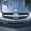 Mercedes CLK W209 Black (SL Black Series Look) Front Splitter - Maxton Design