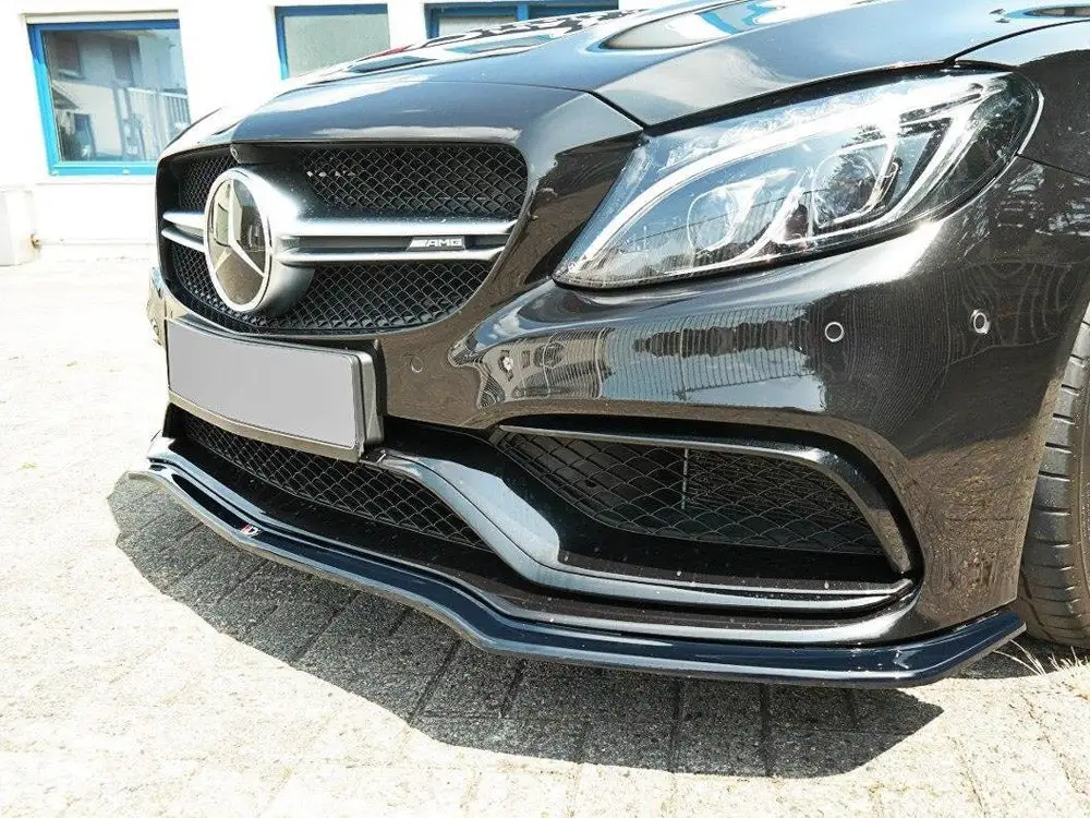 Mercedes C-class S205 63 AMG Estate (2015-2018) Front Splitter V.1 - Maxton Design 3 Mercedes C-class S205 63 AMG Estate (2015-2018) Front Splitter V.1 - Maxton Design - Image 3