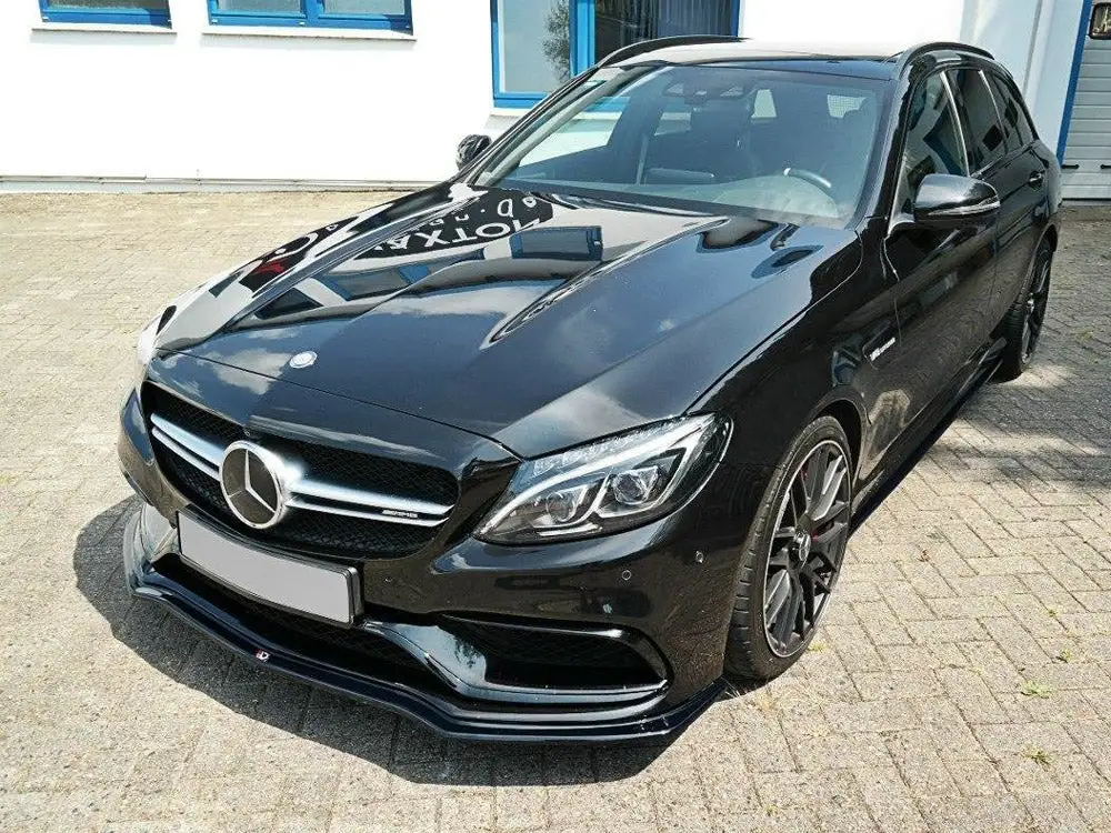 Mercedes C-class S205 63 AMG Estate (2015-2018) Front Splitter V.1 - Maxton Design 2 Mercedes C-class S205 63 AMG Estate (2015-2018) Front Splitter V.1 - Maxton Design - Image 2