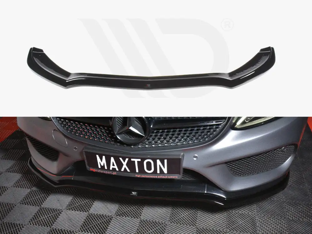 Mercedes C-class W205 Coupe Amg-line (2015-2018) Front Splitter - Maxton Design 1 Mercedes C-class W205 Coupe Amg-line (2015-2018) Front Splitter - Maxton Design