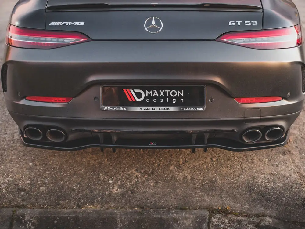 Mercedes AMG GT 53 4-door Coupe (2018-) Central Rear Splitter - Maxton Design 3 Mercedes AMG GT 53 4-door Coupe (2018-) Central Rear Splitter - Maxton Design - Image 3