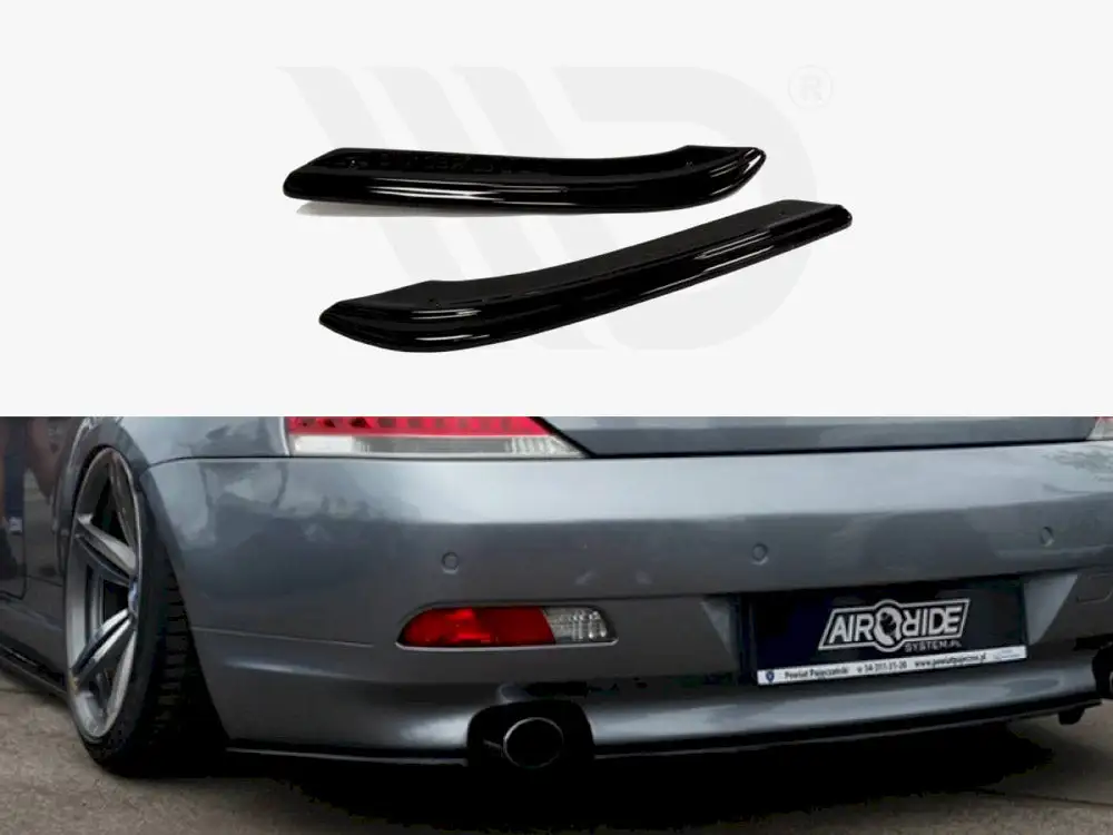 BMW 6 E63 / E64 (Preface Model) Rear Side Splitters - Maxton Design 1 BMW 6 E63 / E64 (Preface Model) Rear Side Splitters - Maxton Design