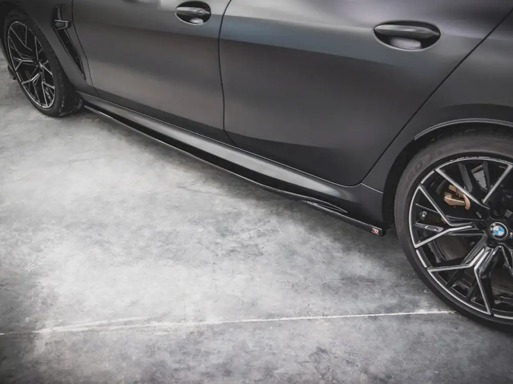 BMW M8 GRAN Coupe F93 / 8 GRAN Coupe M-pack G16 (2019-) Side Skirts Diffusers V.2 - Maxton Design 3 BMW M8 GRAN Coupe F93 / 8 GRAN Coupe M-pack G16 (2019-) Side Skirts Diffusers V.2 - Maxton Design - Image 3