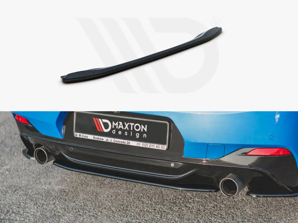 BMW X2 F39 M Sport (2016-) Central Rear Splitter - Maxton Design 1 BMW X2 F39 M Sport (2016-) Central Rear Splitter - Maxton Design