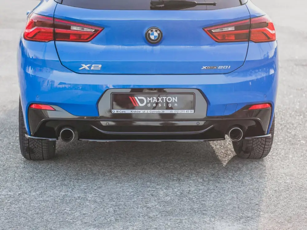 BMW X2 F39 M Sport (2016-) Central Rear Splitter - Maxton Design 2 BMW X2 F39 M Sport (2016-) Central Rear Splitter - Maxton Design - Image 2