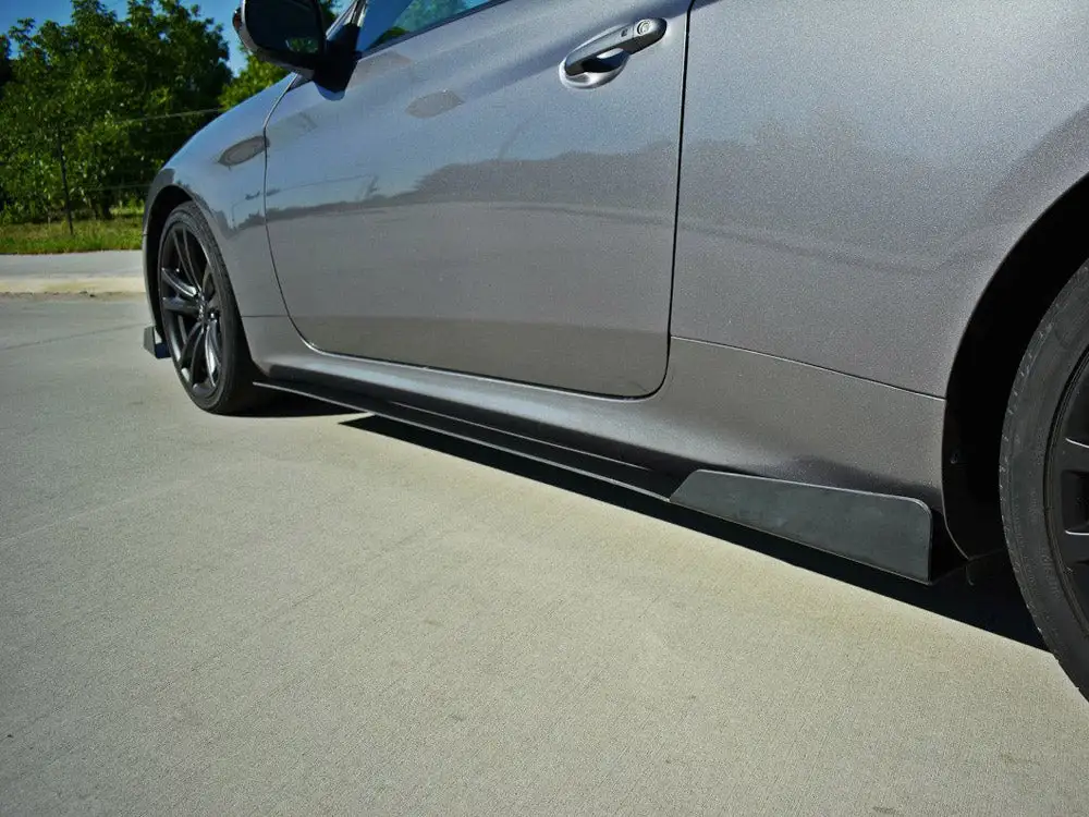 Hyundai Genesis MK1 Coupe (2009-2012) Racing Side Skirts Diffusers - Maxton Design 2 Hyundai Genesis MK1 Coupe (2009-2012) Racing Side Skirts Diffusers - Maxton Design - Image 2