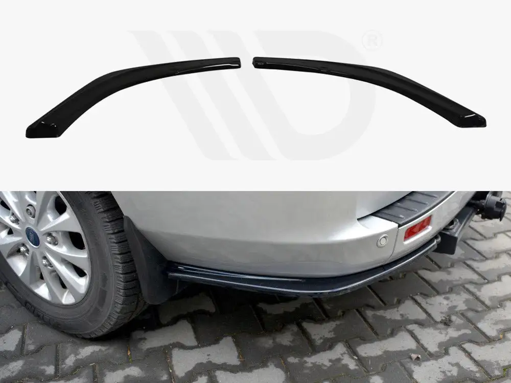 Ford Transit Custom MK 1 Facelift (2018-UP) Rear Side Splitters - Maxton Design 1 Ford Transit Custom MK 1 Facelift (2018-UP) Rear Side Splitters - Maxton Design