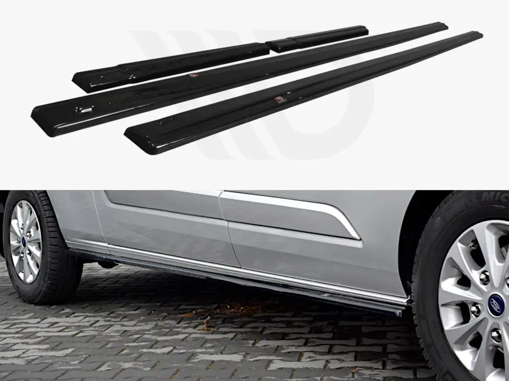Ford Transit Custom MK 1 Facelift (2018-UP) Side Skirts Splitters - Maxton Design 1 Ford Transit Custom MK 1 Facelift (2018-UP) Side Skirts Splitters - Maxton Design