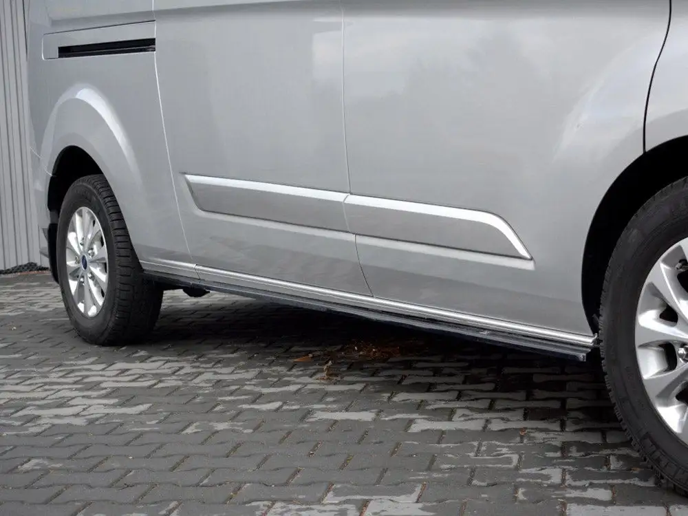Ford Transit Custom MK 1 Facelift (2018-UP) Side Skirts Splitters - Maxton Design 3 Ford Transit Custom MK 1 Facelift (2018-UP) Side Skirts Splitters - Maxton Design - Image 3