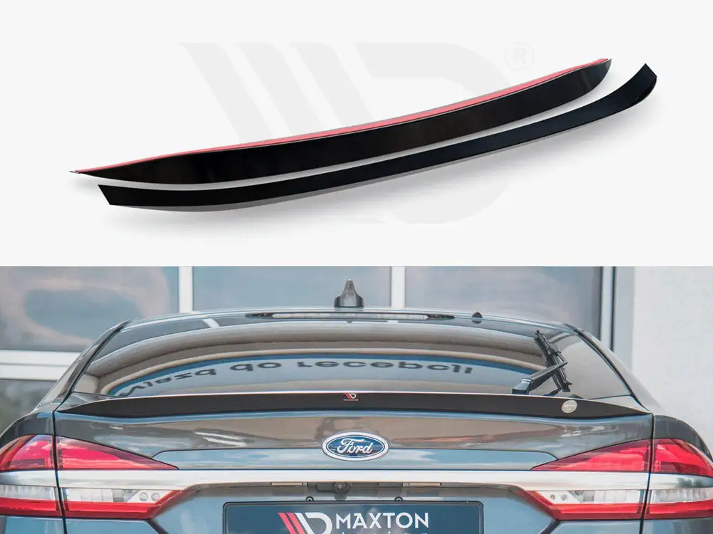 Ford Mondeo Saloon MK5 Facelift (2019-) Spoiler CAP - Maxton Design 1 Ford Mondeo Saloon MK5 Facelift (2019-) Spoiler CAP - Maxton Design