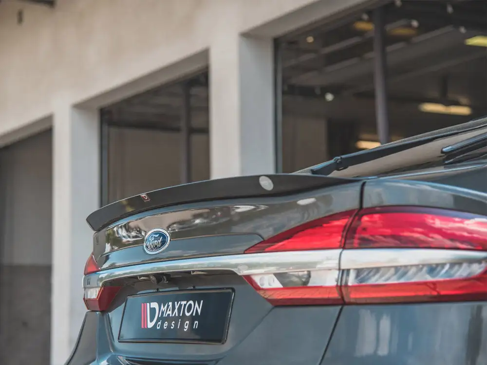 Ford Mondeo Saloon MK5 Facelift (2019-) Spoiler CAP - Maxton Design 4 Ford Mondeo Saloon MK5 Facelift (2019-) Spoiler CAP - Maxton Design - Image 4
