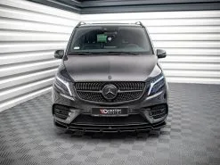 Mercedes-benz V-class Amg-line W447 Facelift (2019-) Front Splitter V.5 - Maxton Design -Headlights, Tail Lights & Body Electrical Parts 20220111193751 61dddc8fa5963