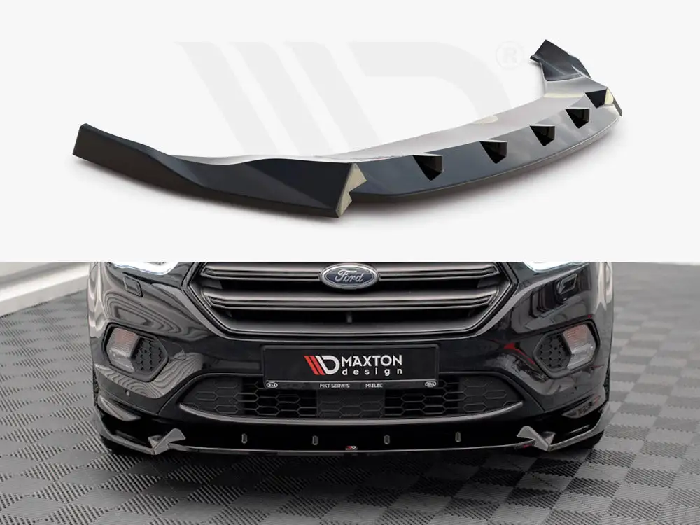 Ford Escape St-line MK3 (2012-2019) Front Splitter V.2 - Maxton Design 1 Ford Escape St-line MK3 (2012-2019) Front Splitter V.2 - Maxton Design