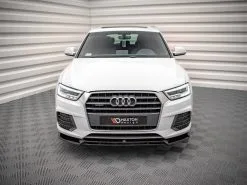 Audi Q3 8U Facelift (2014-2018) Front Splitter V.2 - Maxton Design -Headlights, Tail Lights & Body Electrical Parts 20220303192207 6221155f44f2f