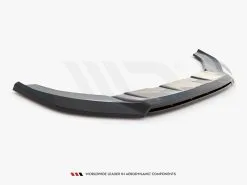 Audi Q3 8U Facelift (2014-2018) Front Splitter V.2 - Maxton Design -Headlights, Tail Lights & Body Electrical Parts 20220303192208 62211560428a8