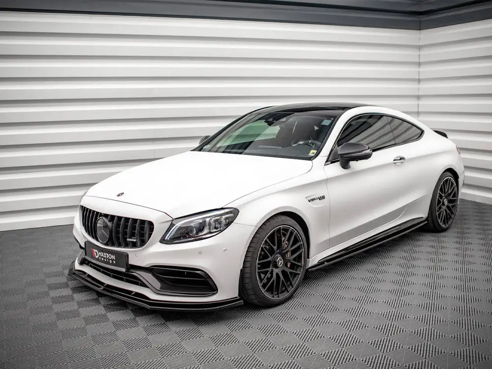 Mercedes-amg C 63AMG Coupe C205 Facelift (2018-2021) Side Skirts Diffusers V.1 - Maxton Design 2 Mercedes-amg C 63AMG Coupe C205 Facelift (2018-2021) Side Skirts Diffusers V.1 - Maxton Design - Image 2