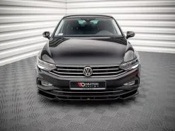 VW Passat B8 Facelift (2019-) Front Splitter V.1 - Maxton Design -Headlights, Tail Lights & Body Electrical Parts 20220403080244 624954a483af3