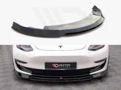 Tesla Model 3 (2017-) Front Splitter V.3 - Maxton Design