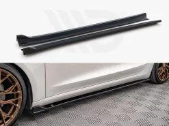 Tesla Model 3 (2017-) Side Skirts Diffusers V.2 - Maxton Design