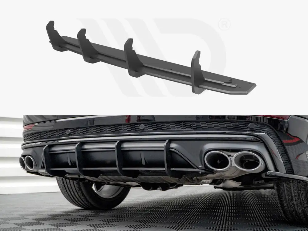 Audi SQ8 MK1 (2020-) Street PRO Rear Diffuser - Maxton Design 1 Audi SQ8 MK1 (2020-) Street PRO Rear Diffuser - Maxton Design