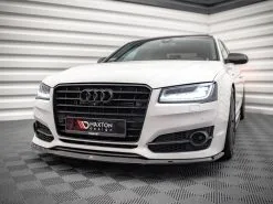 Audi S8 D4 FL (2015-2017) Front Splitter V.2 - Maxton Design -Headlights, Tail Lights & Body Electrical Parts 20220707191642 62c7230a7ce2a