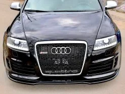 Audi RS6 C6 (2008-2010) Front Splitter - Maxton Design -Headlights, Tail Lights & Body Electrical Parts 20220709193930 62c9cb622d0f1
