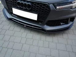 Audi RS7 C7 Facelift (2014-2017) Front Splitter V.1 - Maxton Design -Headlights, Tail Lights & Body Electrical Parts 20220709194416 62c9cc8048147
