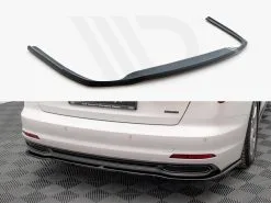 Audi A6 C8 Central Rear Splitter - Maxton Design