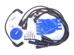 United Automotive - Ignition Tune-Up Kit - Spark Plug Wire Set, Cap And Rotor - 1997 - 2002 Chevrolet Express 3500 5.7L V8 VIN R - 1-7834