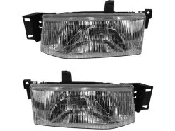DIY Solutions - Headlight Assembly - Set Of 2 - 1991 - 1996 Ford Escort - LHT03081