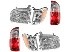 DIY Solutions - Headlight Tail Light Cornering Light Kit - 6 Piece - 2005 - 2006 Toyota Tundra Crew Cab Pickup - LHT04297