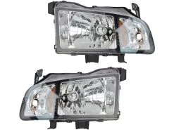 DIY Solutions - Headlight Assembly Set Of 2 - Black Bezel - 2006 - 2008 Honda Ridgeline - LHT03435