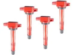 Replacement - Red Ignition Coil Kit - Set Of 4 - 2003 - 2011 Honda Element - 904-022R-K4