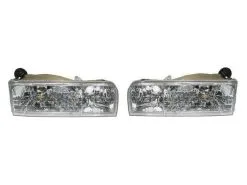 DIY Solutions - Headlight Assembly - Set Of 2 - 1995 - 1997 Lincoln Town Car - LHT03140