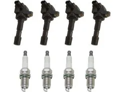 DIY Solutions - Ignition Coil And Spark Plug Kit - 8 Piece - 2009 - 2014 Honda Fit - IGN00568