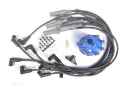United Automotive - Ignition Tune Up Kit - Spark Plug Wires, Cap And Rotor - 1998 - 2003 Dodge Durango - 1-7815