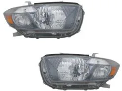 DIY Solutions - Headlight Assembly - Set Of 2 - 2008 - 2010 Toyota Highlander Sport (Japan Built Vehicles Only) - LHT08738