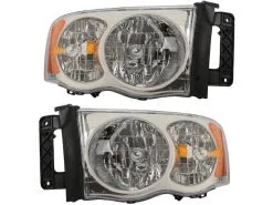 DIY Solutions - Headlight Assembly Set Of 2 - 2003 - 2005 Dodge Ram 2500 - LHT03186