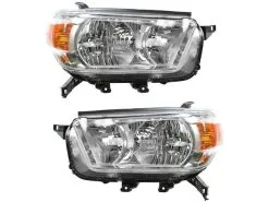 DIY Solutions - Headlight Assembly Set - 2 Piece - 2010 - 2013 Toyota 4Runner Limited, SR5 (without Smoked Bezel) - LHT03664